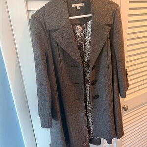 CAbi Dark Gray Trench Coat